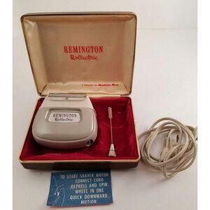 Ladies Remington Rollectric Electric Razor With Case and Cord Vintage